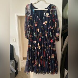 Johnny Was Stellamaris Mini Dress with Embroidery